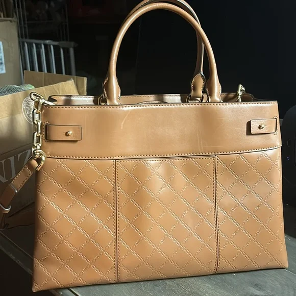 MICHAEL Michael Kors Gramercy Large Satchel, Chain‎ & Leather Strap ACORN
